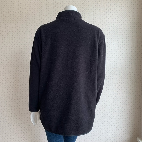 Vintage Jones New York Oversized Fleece Quarter Zip Pullover sz Small PW5 - Picture 3 of 5